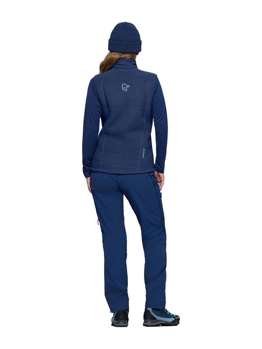 Norrona trollveggen warm3 Vest W's, indigo night - Bild 7