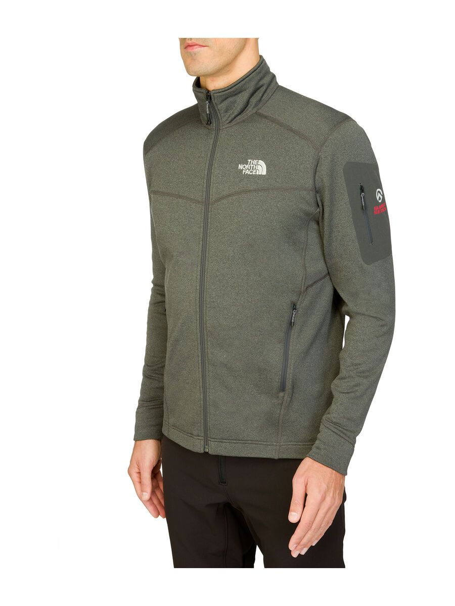 The North Face Mens Hadoken Full Zip Jacket, Asphalt Grey Heather - Bild 2