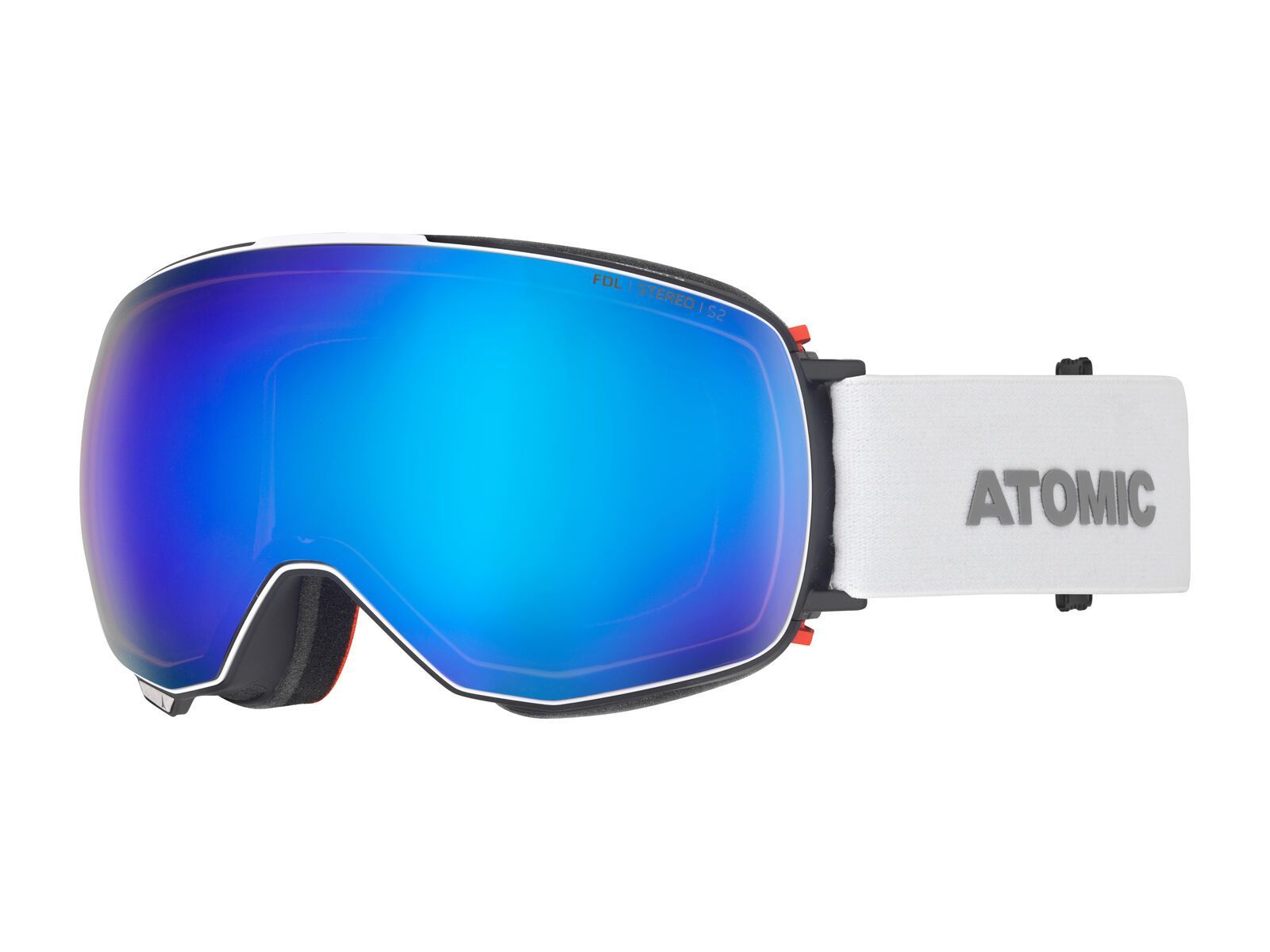 Atomic Revent Q Stereo + WS, white/Lens: blue stereo - Bild 1