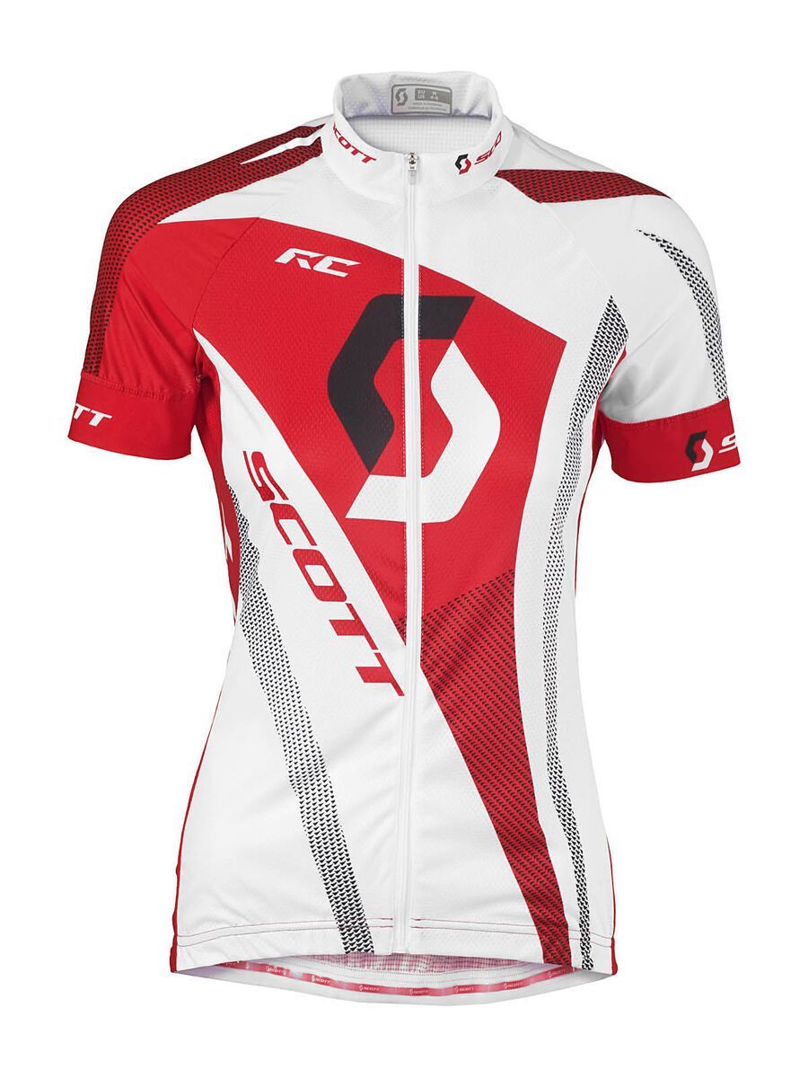 Scott Womens RC s/sl Shirt, white/red - Bild 1