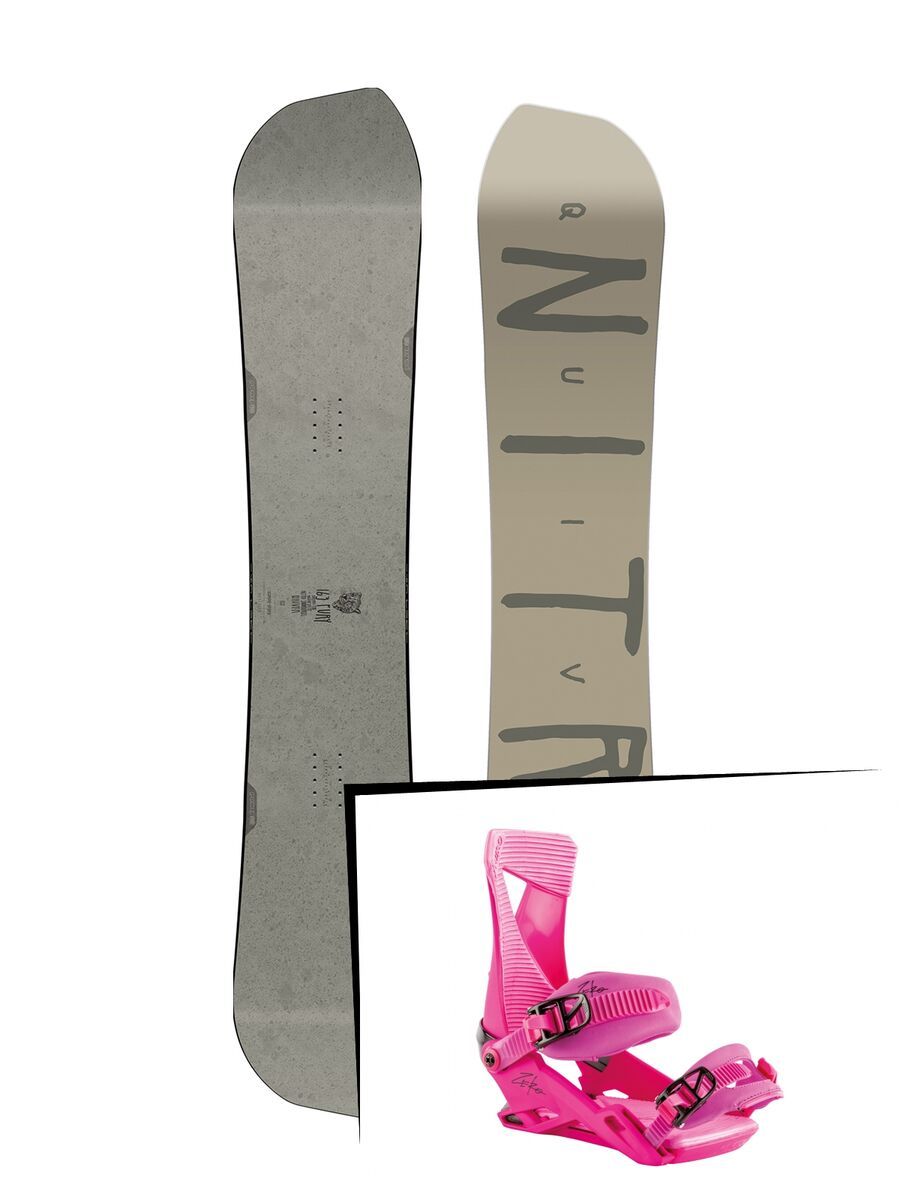 Set: Nitro Quiver Fury 2019 + Nitro Zero muted brights series raspberry - Bild 1