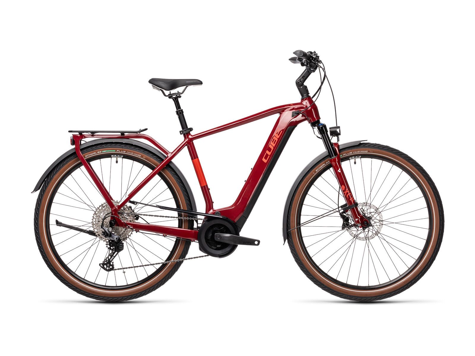 Cube Touring Hybrid EXC 500, red´n´grey - Bild 1