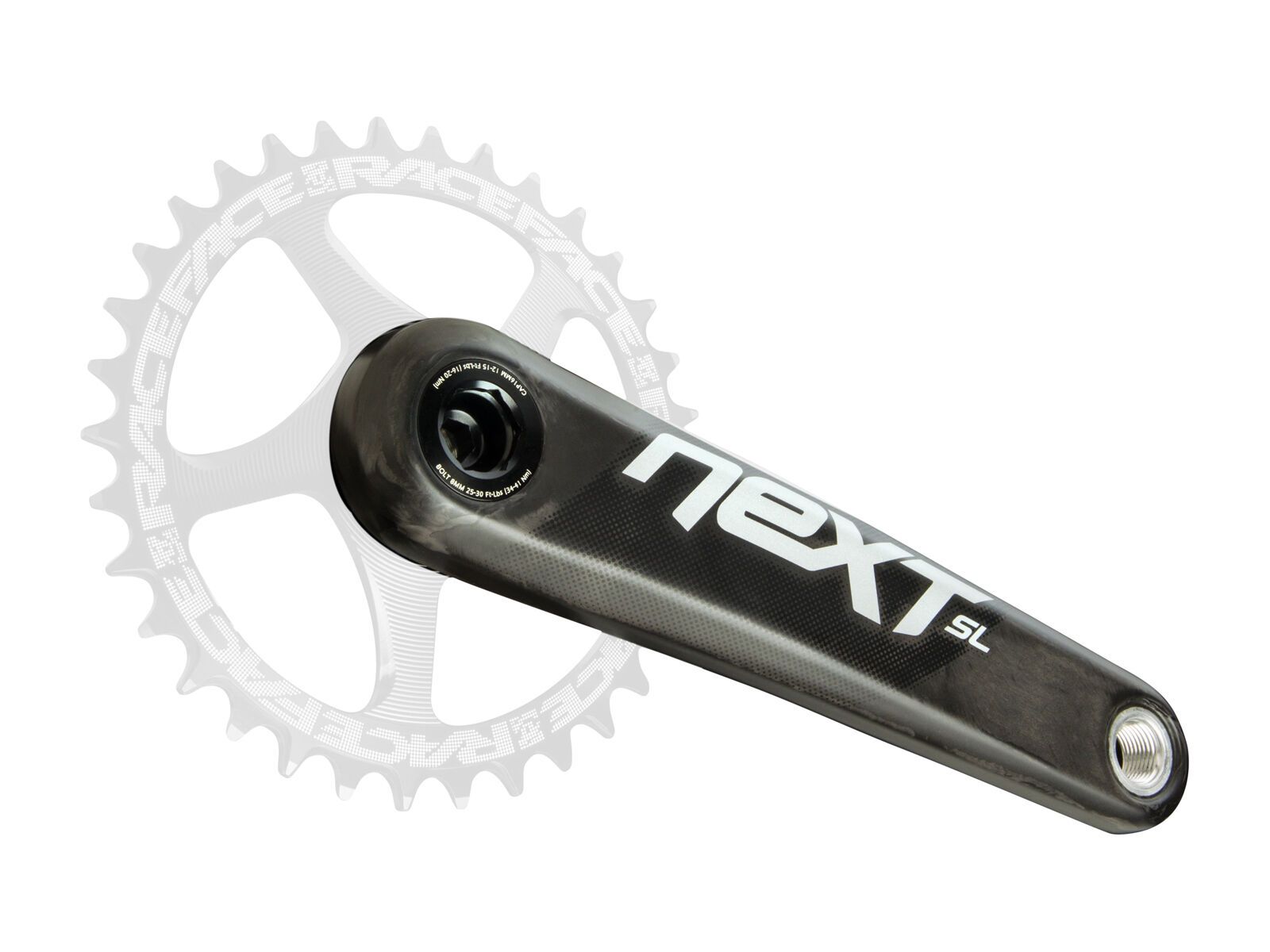 Race Face Next SL Cinch - Fatbike 170 mm, carbon/silver - Bild 1