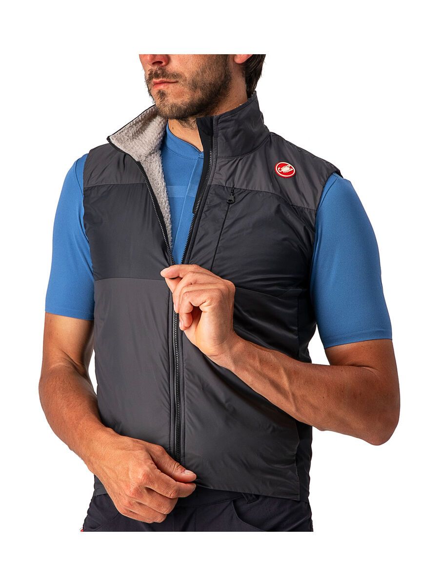Castelli Unlimited Puffy Vest, dark gray/black-silver gray - Bild 6