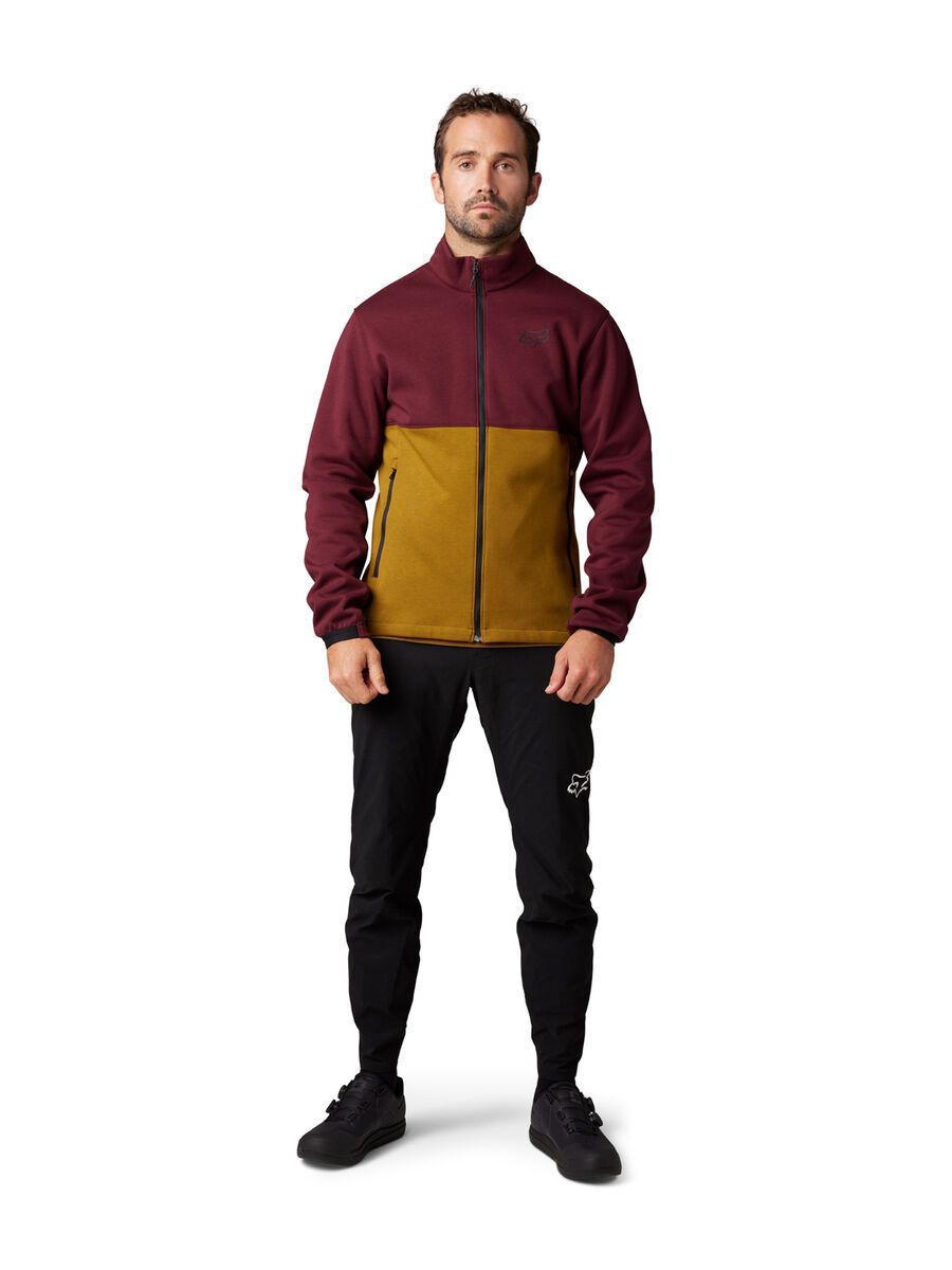 Fox Ranger Fire Fleece Crew, dark maroon - Bild 8