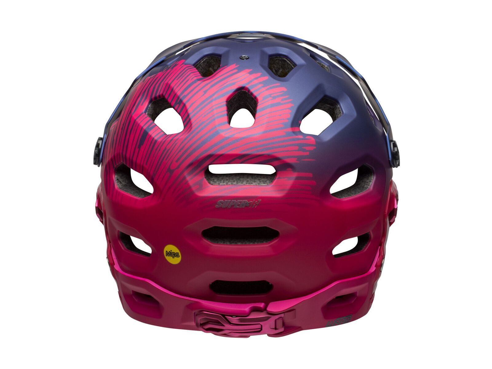 Bell Super 3R Joy Ride MIPS, matte/gloss navy/cherry fibers - Bild 5