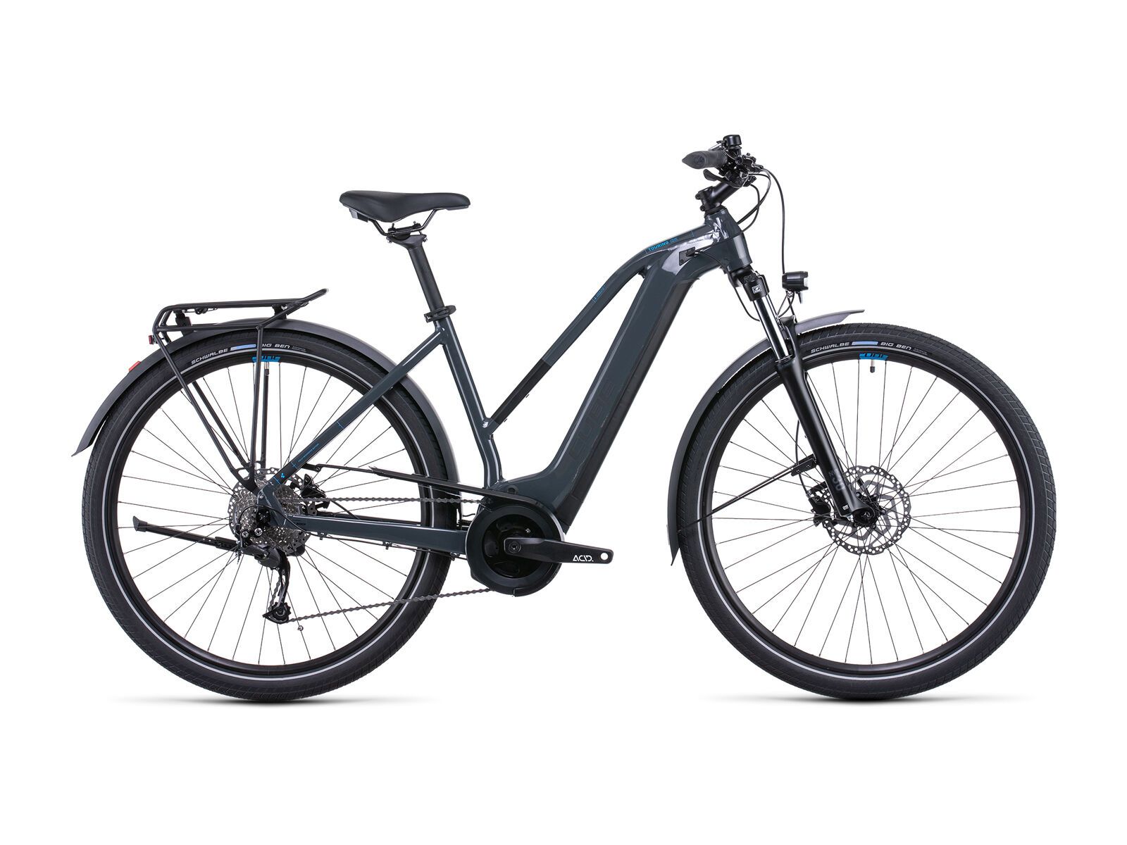 Cube Touring Hybrid One 500 Trapeze, grey´n´blue - Bild 1