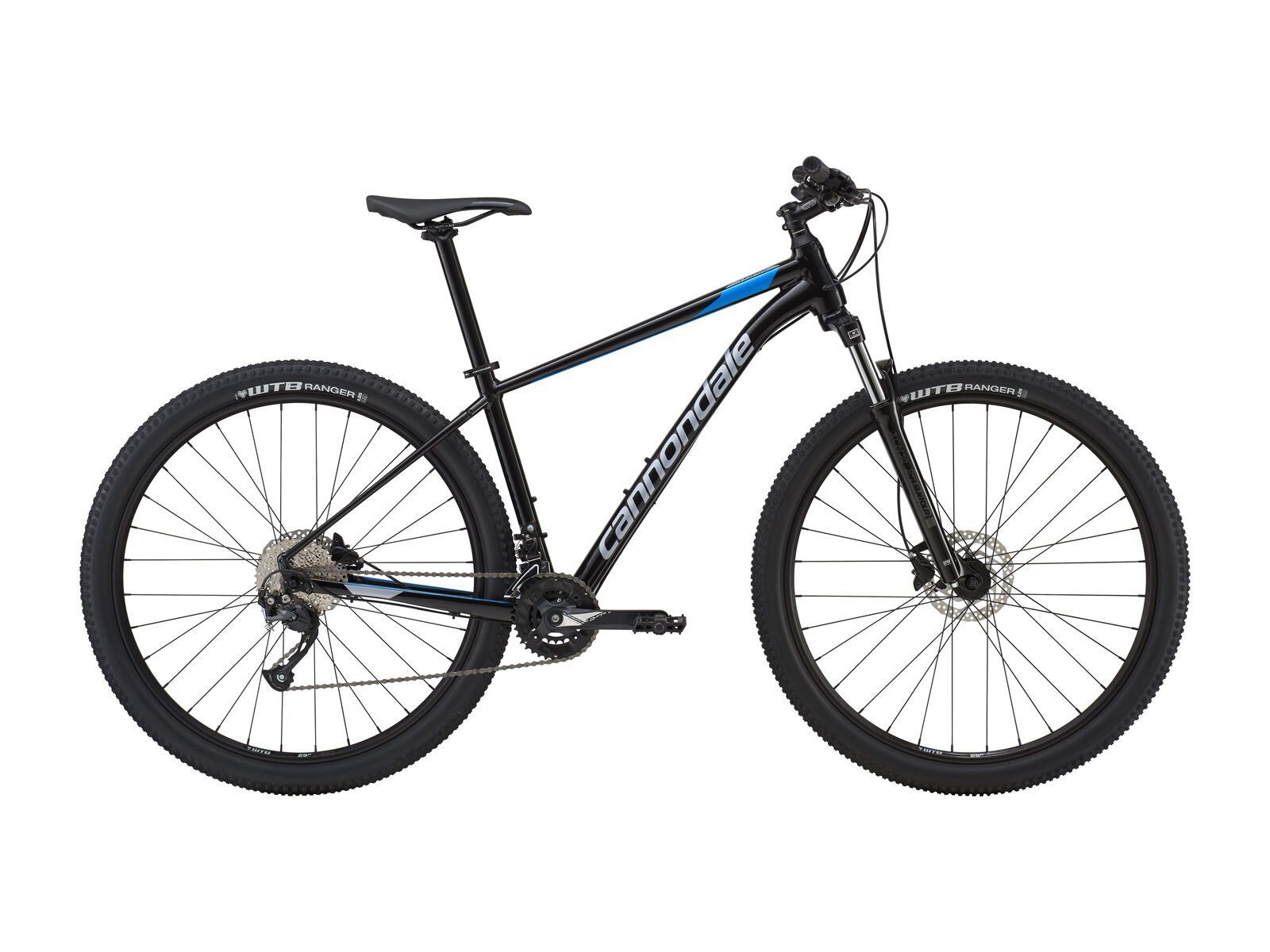 Cannondale Trail 7 - 29, black pearl w/ electric blue and stingray - gloss - Bild 1