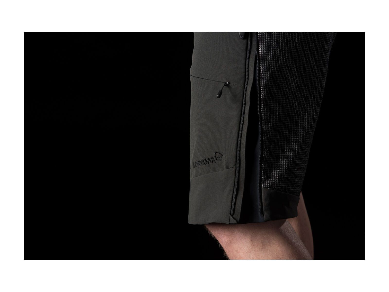 Norrona skibotn flex1 Shorts (M), caviar black - Bild 3
