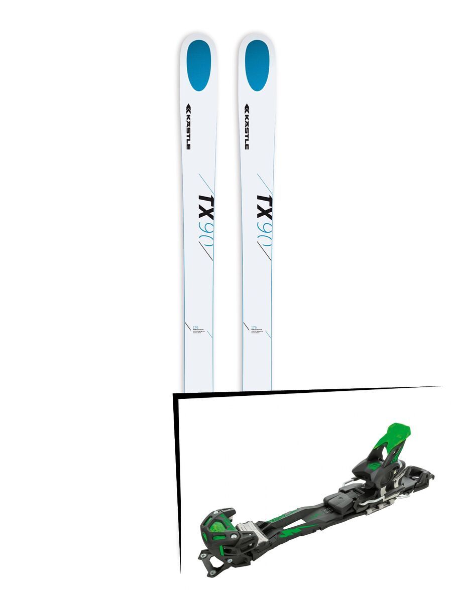 Set: Kästle TX90 2018 + Tyrolia Adrenalin 16 solid black flash green - Bild 1
