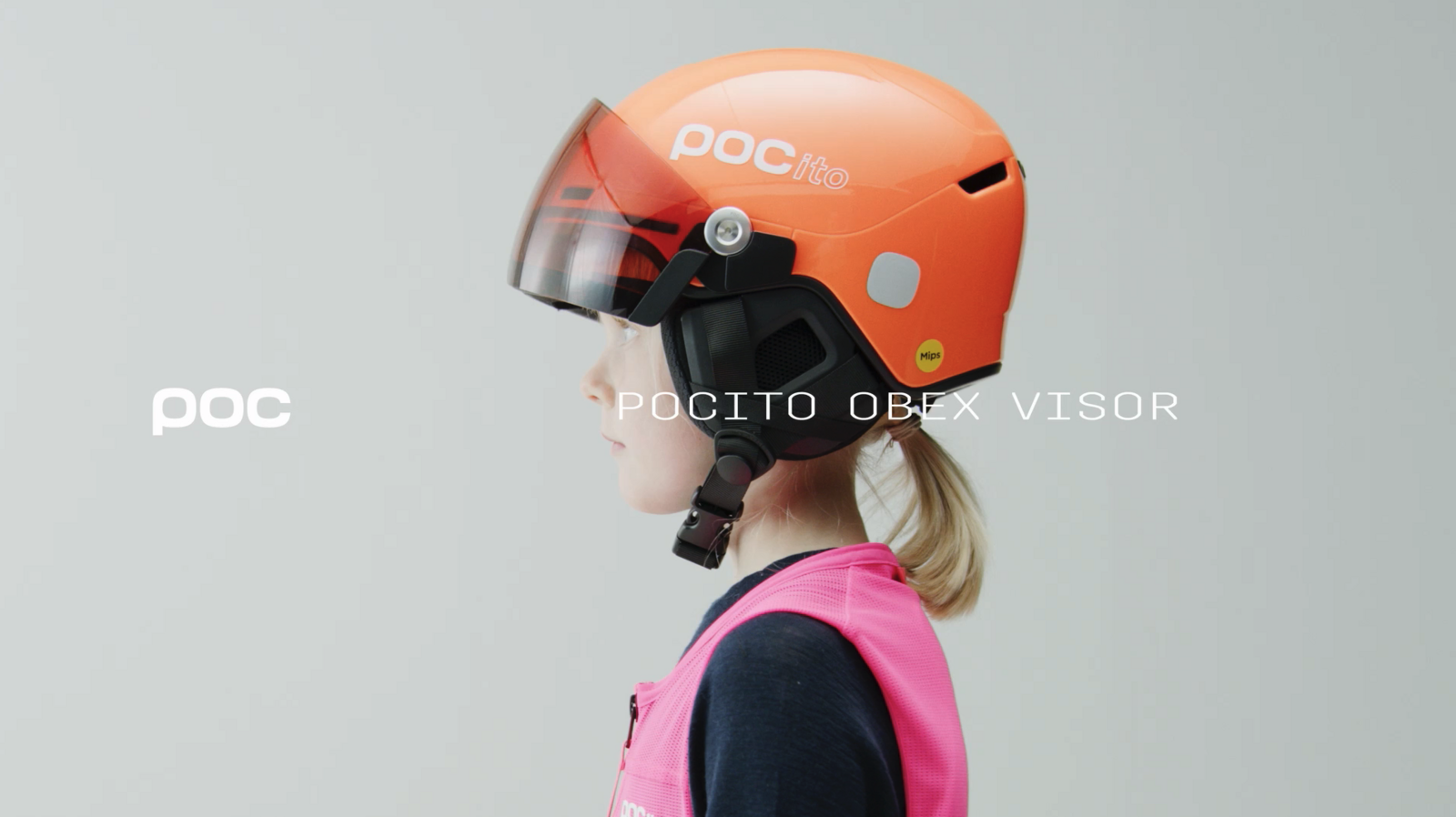 POC POCito Obex Visor, Partly Sunny/Light Orange / fluorescent orange - Video 5