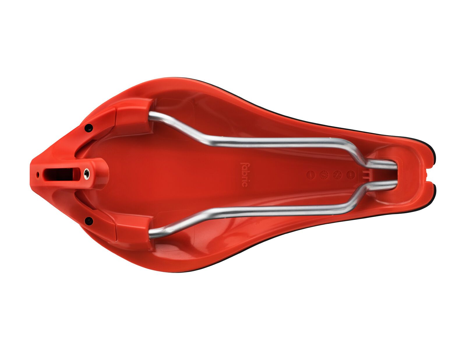 Fabric Tri Elite Flat Saddle - 134 mm, black/red - Bild 4