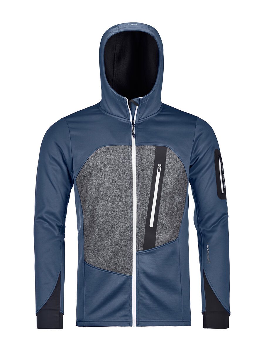 Ortovox Merino Fleece Loden Hoody M, night blue - Bild 1
