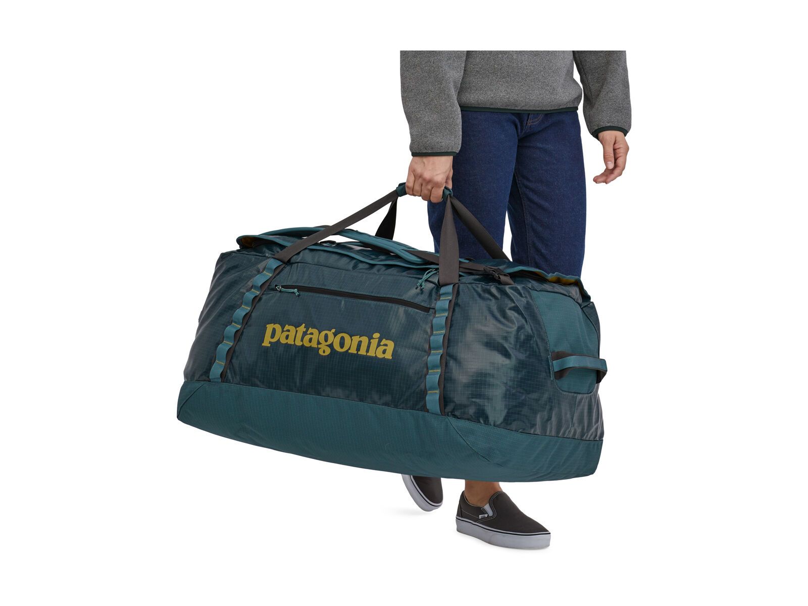 Patagonia Black Hole Duffel 100 L, abalone blue w/ink black - Bild 3