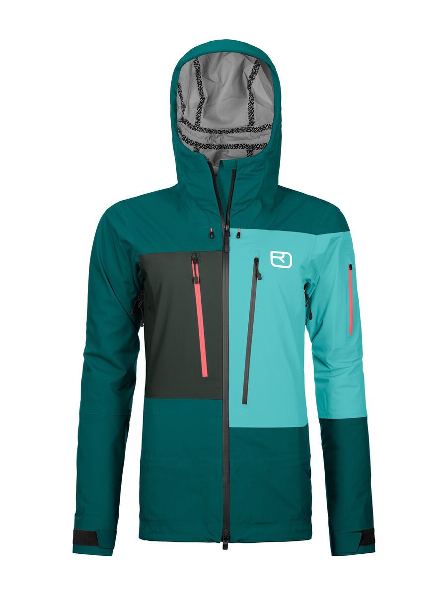 Ortovox 3L Deep Shell Jacket W, pacific green - Bild 1