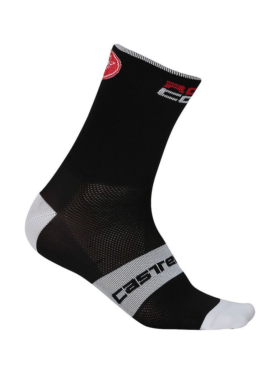 Castelli Rosso Corsa 13 Sock, black - Bild 1