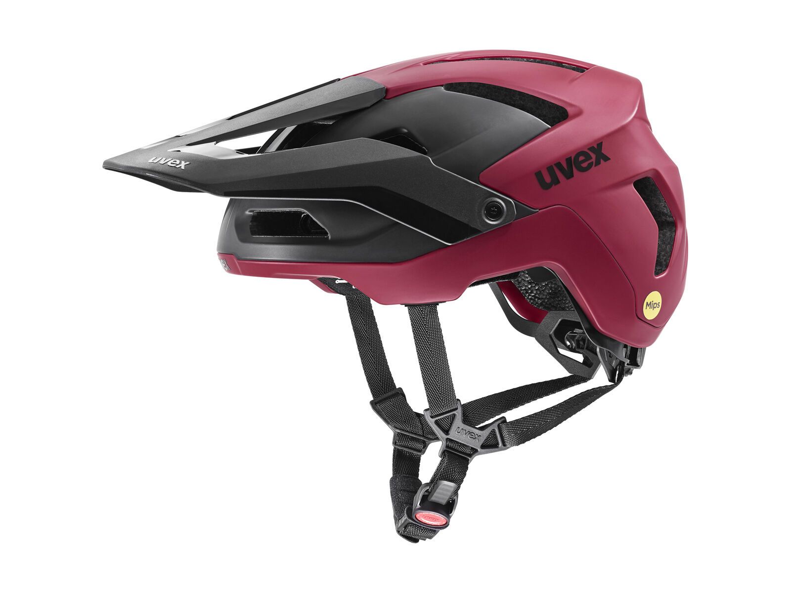 uvex renegade MIPS, ruby red-black matt - Bild 1