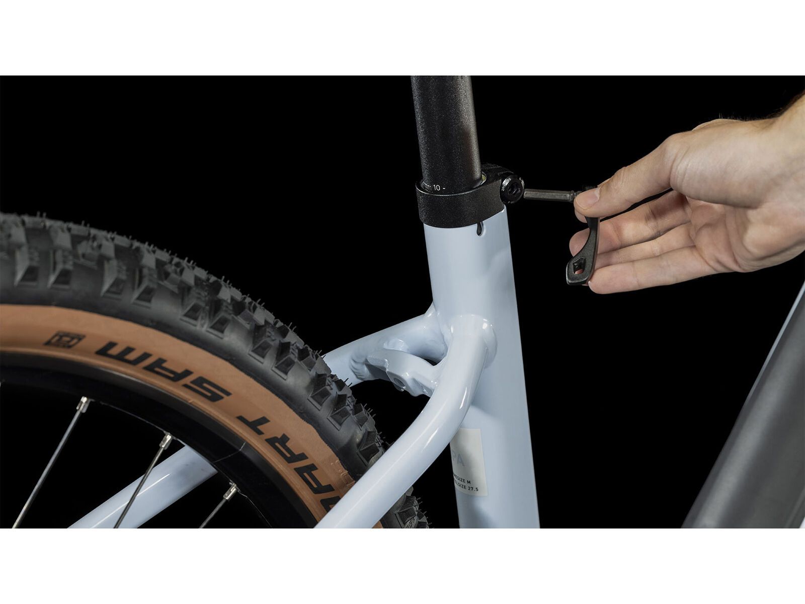 Cube Reaction Hybrid Pro 625 27.5 Easy Entry, flashwhite´n´black - Bild 7