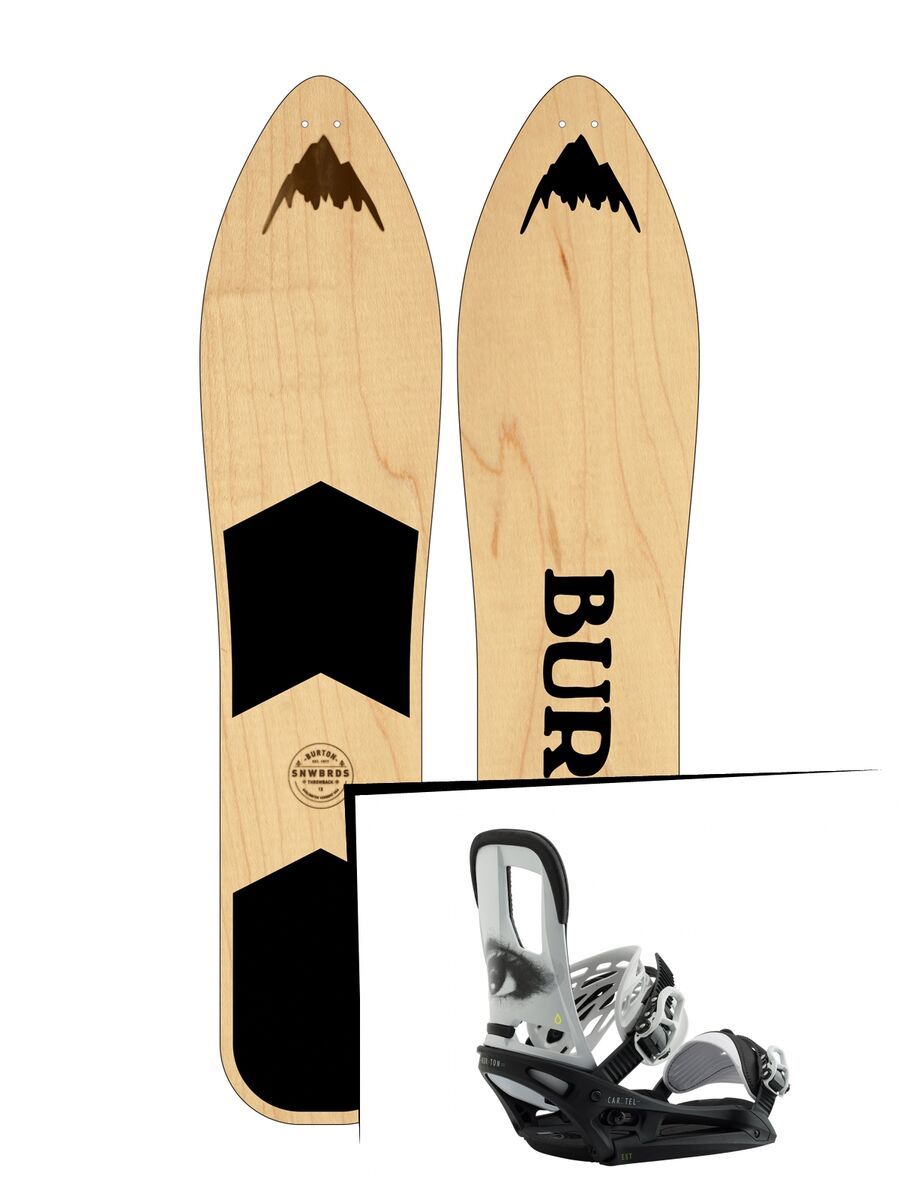 Set: Burton The Throwback 2019 + Burton Cartel EST all eyez - Bild 1