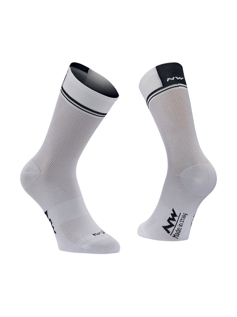 Northwave Logo 2 High Socks, white/black - Bild 1