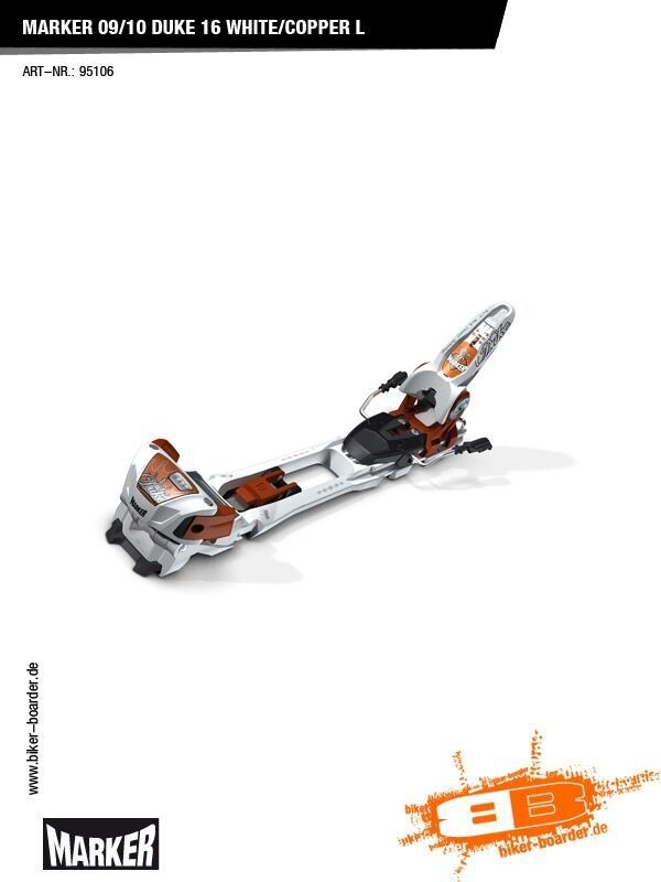 K2 SKI Set: Coomback 104 2016 + Marker Duke 16 - Bild 3