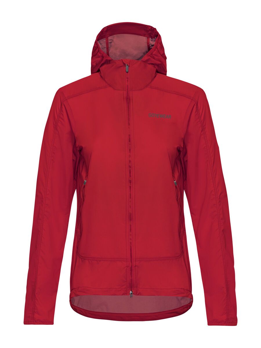 GOREWEAR Fernflow Windbreaker mit Kapuze Damen, utility red - Bild 1