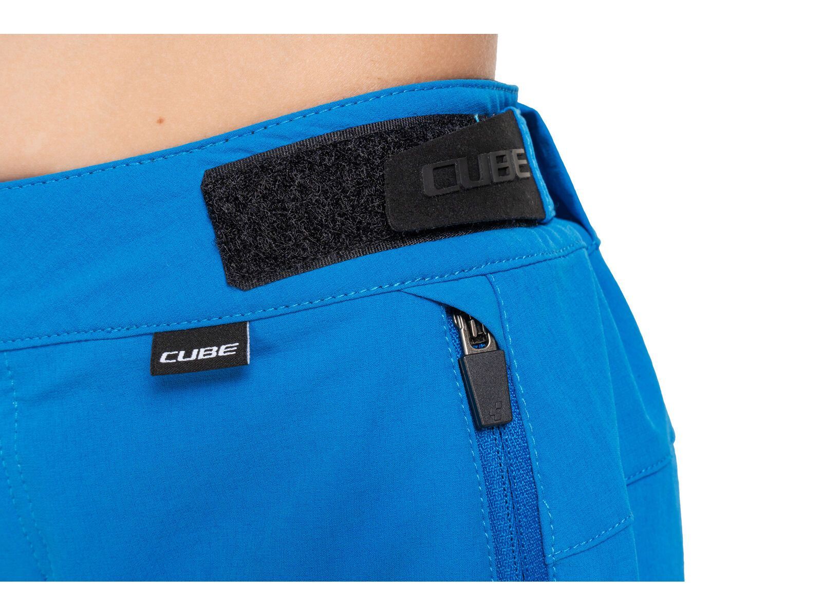 Cube MTB Baggy Short Rookie X Actionteam, blue - Bild 4