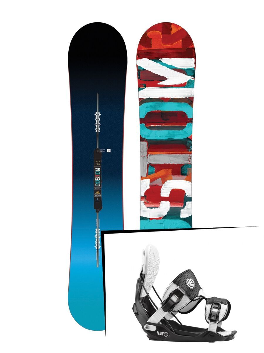 Set: Burton Custom Flying V 2017 + Flow Five (1513181S) - Bild 1