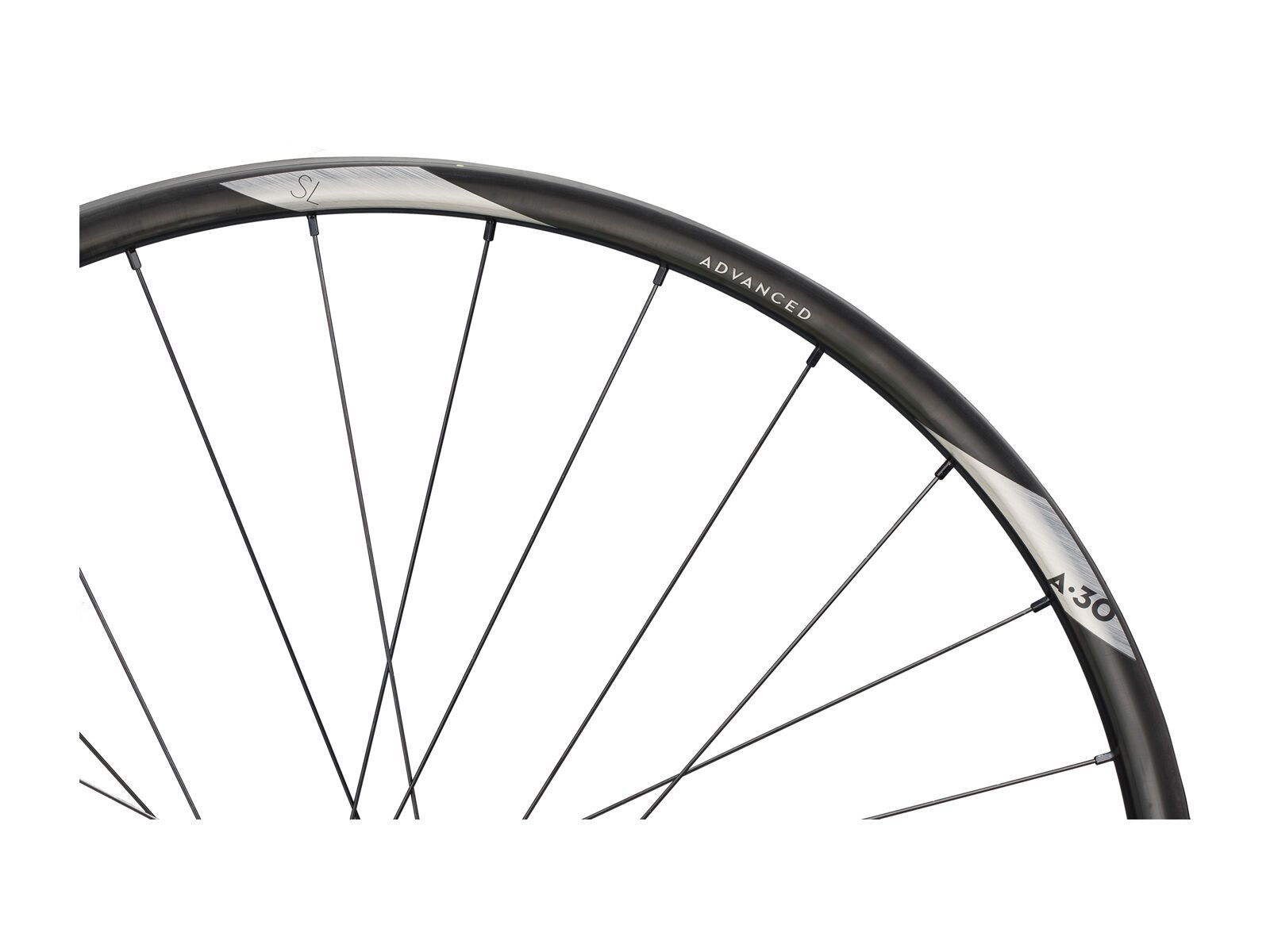 Newmen Advanced SL A.30 Centerlock - 27.5 / 12x148 mm Boost / Shimano Micro Spline, black / silver hub - Bild 3