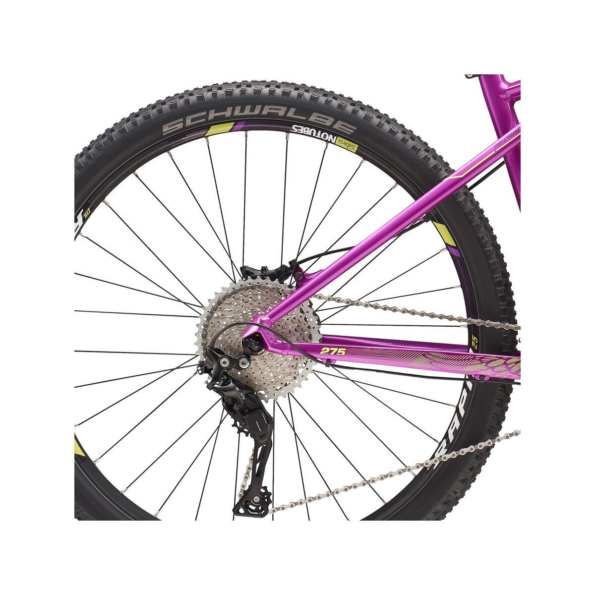 GT Zaskar LE Expert 27.5, trans purple/neon yellow - Bild 5
