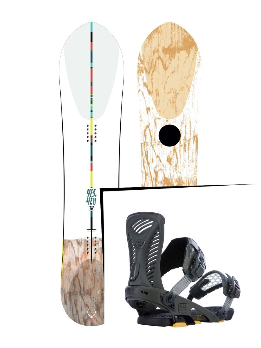 Set: Yes The 420 Powder Hull 2017 + Ride Capo (1178170S) - Bild 1