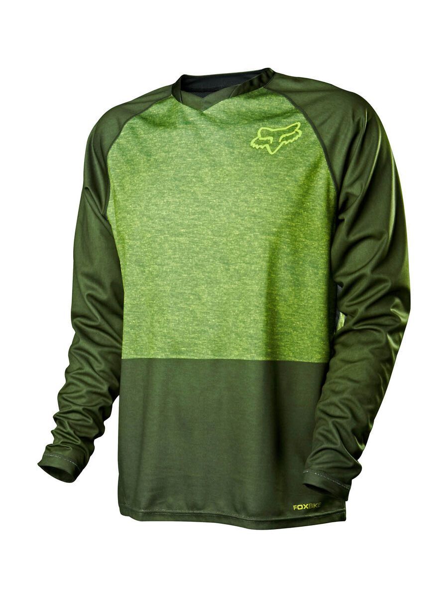 Fox Indicator L/S Jersey, heather green - Bild 1