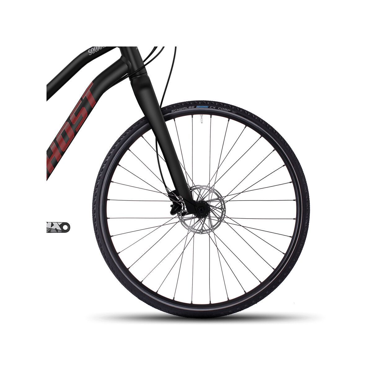 Ghost Square Cross 5 W, night black/monarch orange/urban grey - Bild 2