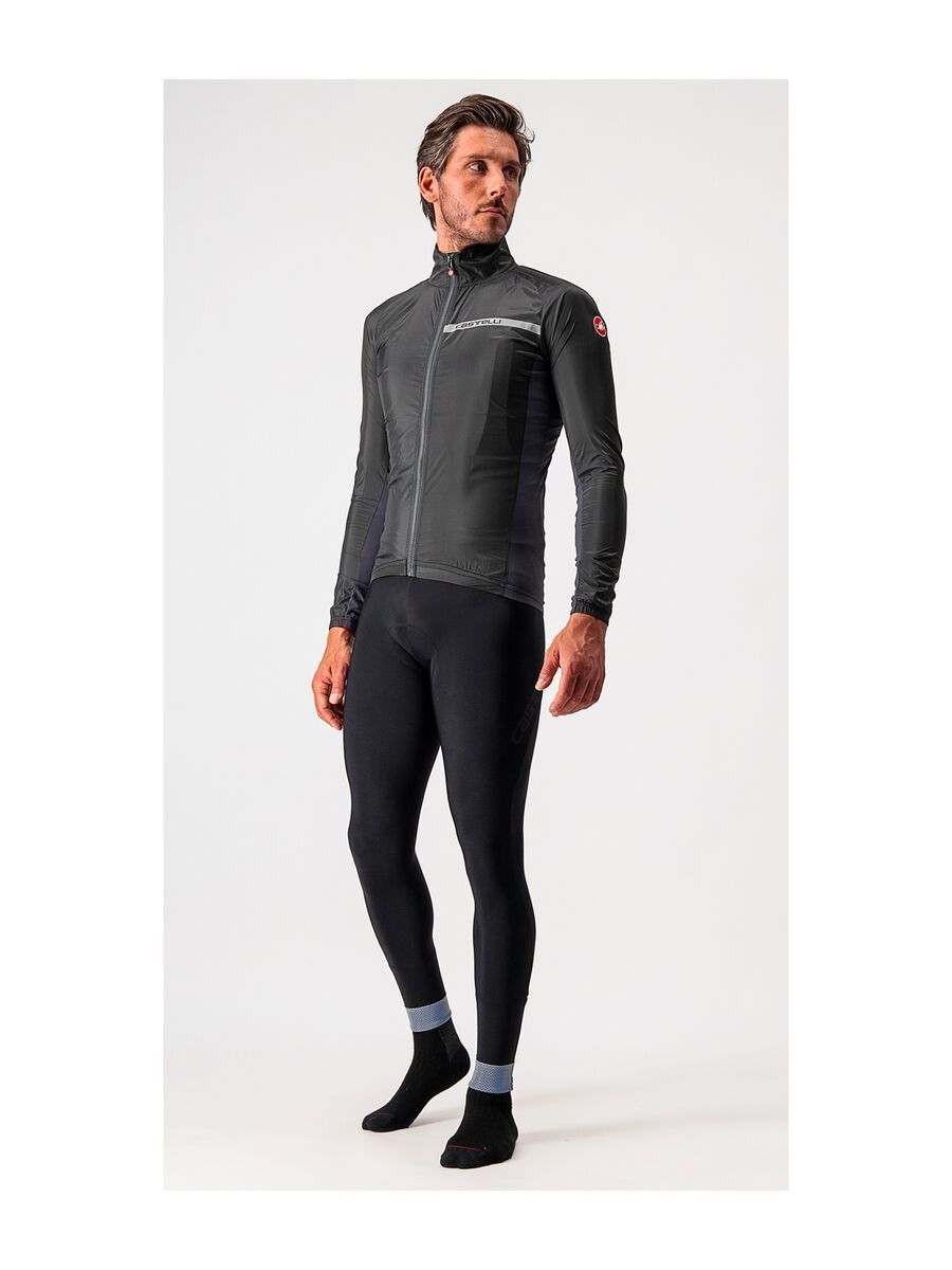 Castelli Squadra Stretch Jacket, light black/dark gray - Bild 7