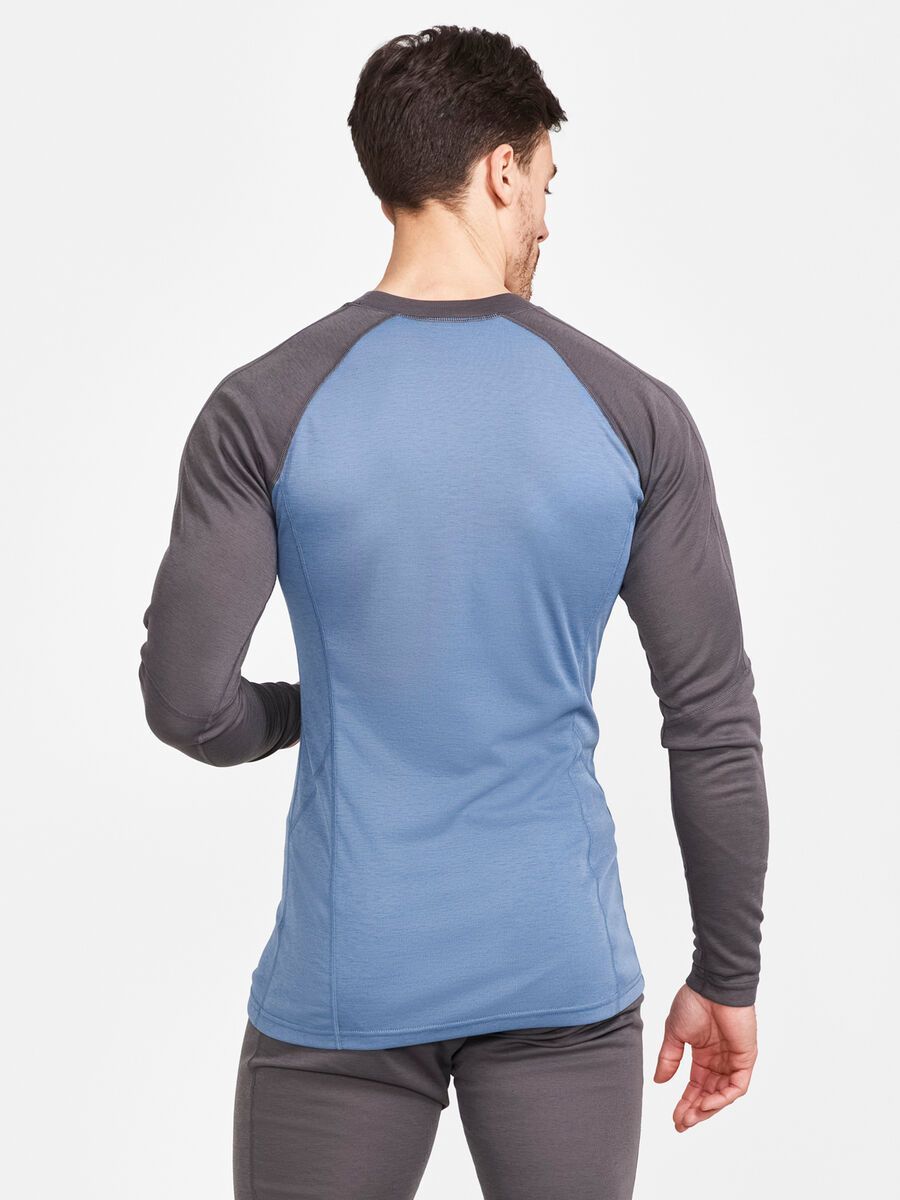 Craft Core Warm Baselayer LS Tee M, granite-flow - Bild 3