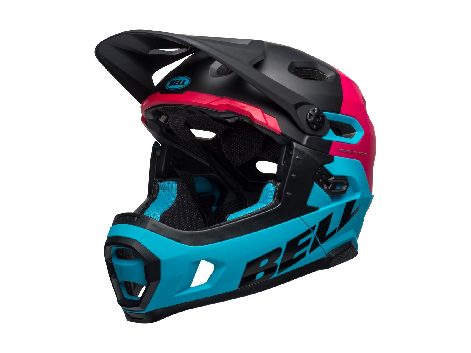 Bell Super DH MIPS, matte/gloss black/berry/blue - Bild 1