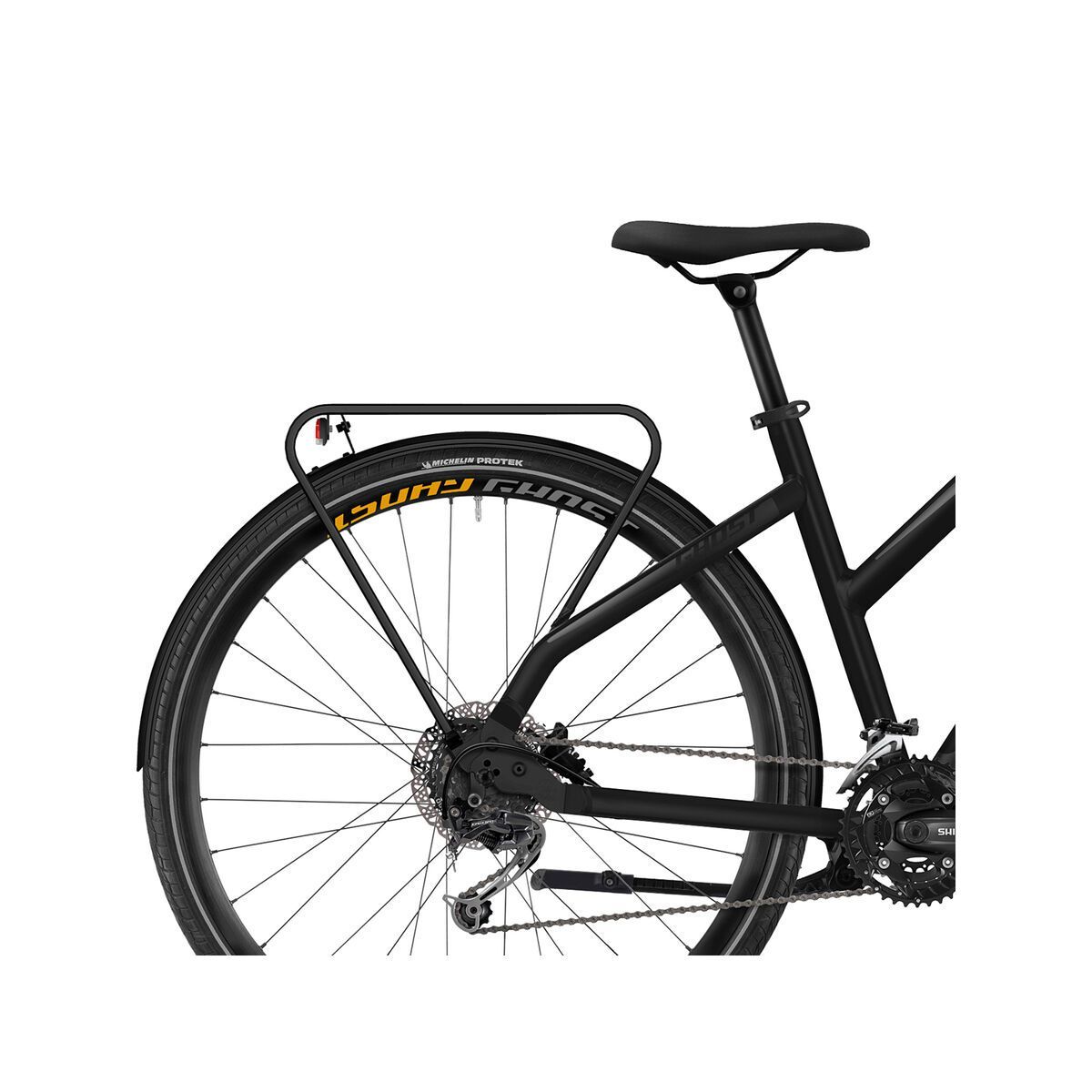 Ghost Square Trekking 5.8 W AL, night black/titanium gray/juice orange - Bild 6