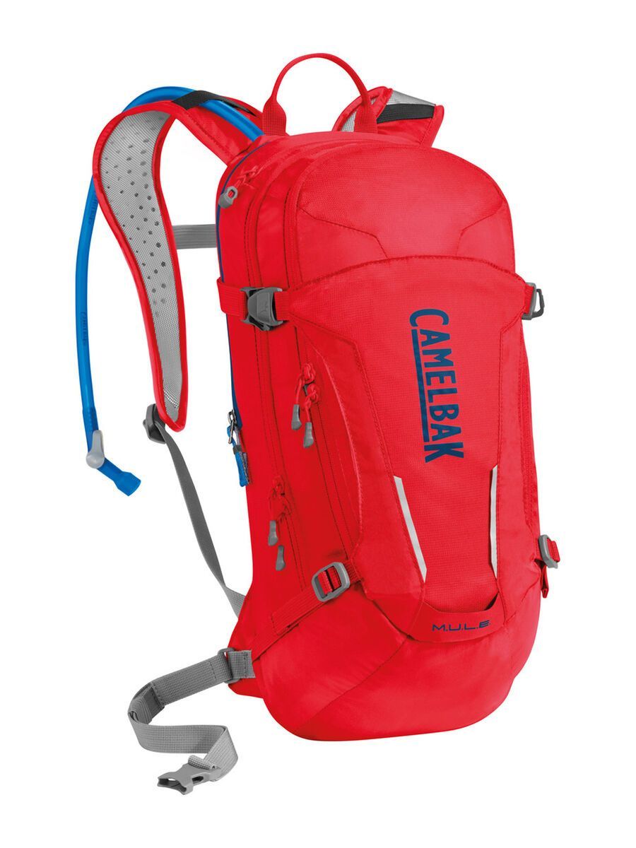 Camelbak M.U.L.E. - Trinkrucksack, racing red/pitch blue - Bild 1