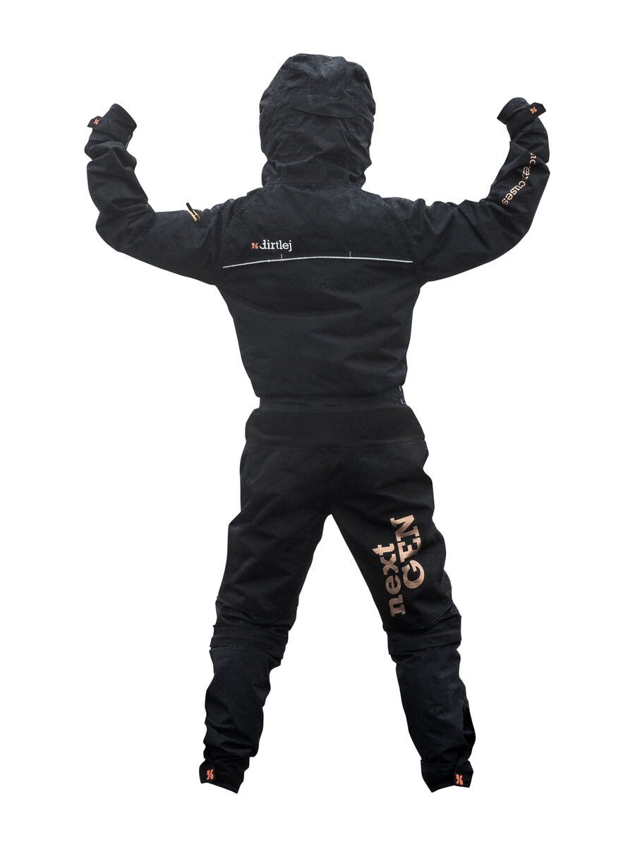 dirtlej DirtSuit Kids Edition, black blue/yellow - Bild 2