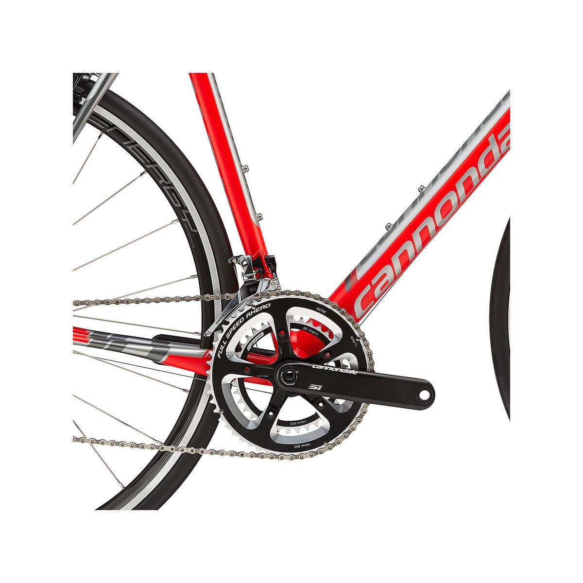 Cannondale CAAD10 Force Racing Edition, charcoal grey with fine silver, acid, red - Bild 3