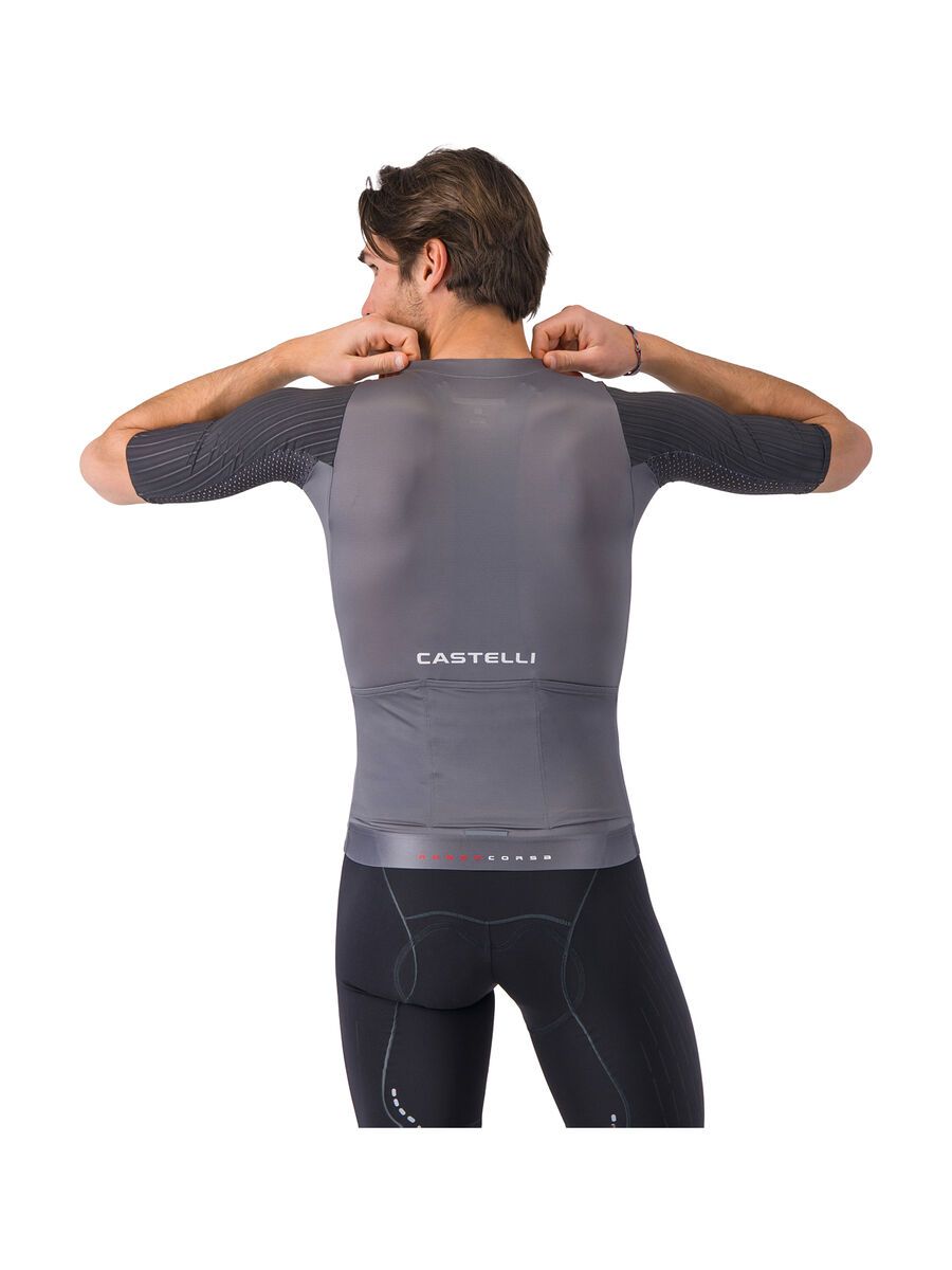 Castelli Aero Race 8S Jersey, smoky gray - Bild 3