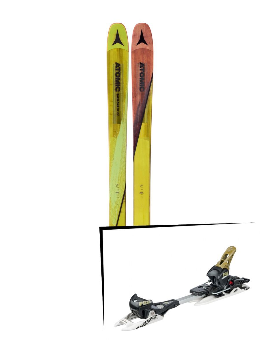 Set: Atomic Backland FR 102 2018 + Fritschi Diamir Freeride Pro schwarz-olive - Bild 1