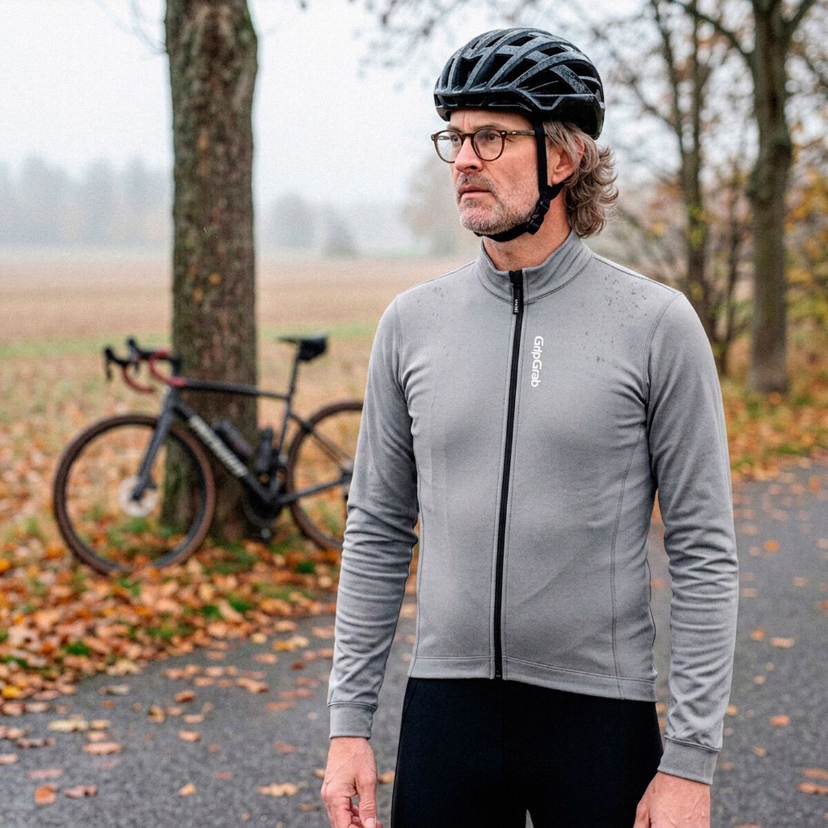 GripGrab RIDE Thermal Long Sleeve Jersey, grey - Bild 8