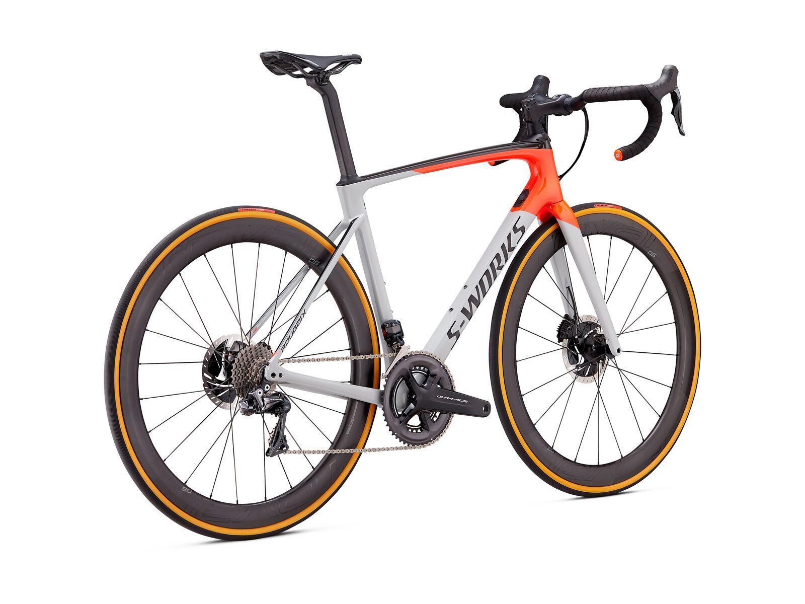 Specialized S-Works Roubaix Shimano Dura Ace Di2, gloss dove gray/rocket red/black - Bild 3