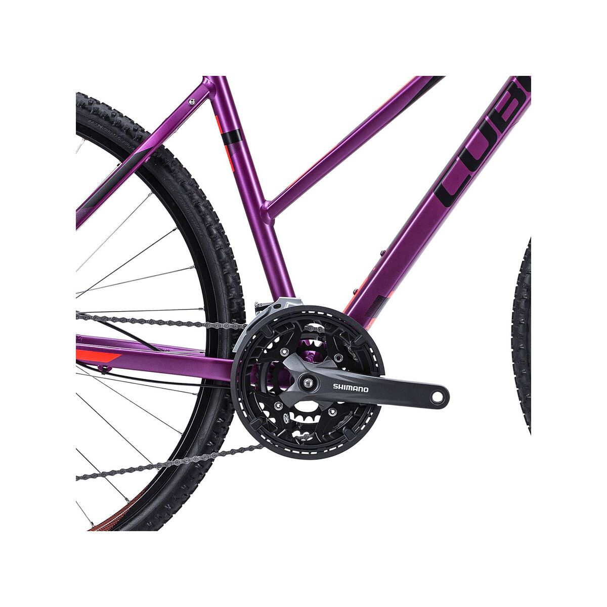 Cube Curve Pro Trapeze, purple black flashred - Bild 3