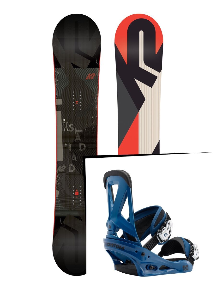 Set: K2 Standard Wide 2018 + Burton Custom blue - Bild 1