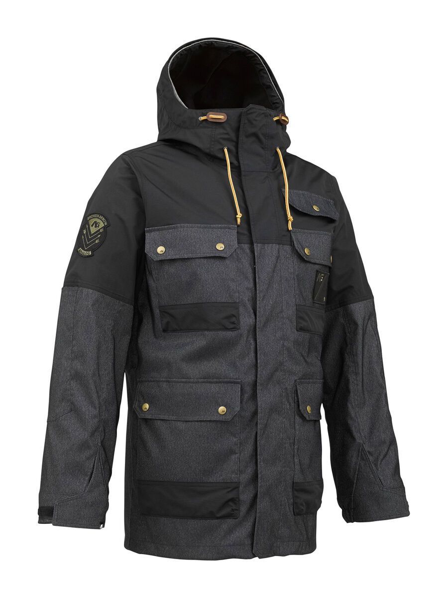 Analog Solitary Jacket, Indigo Denim/True Black - Bild 1