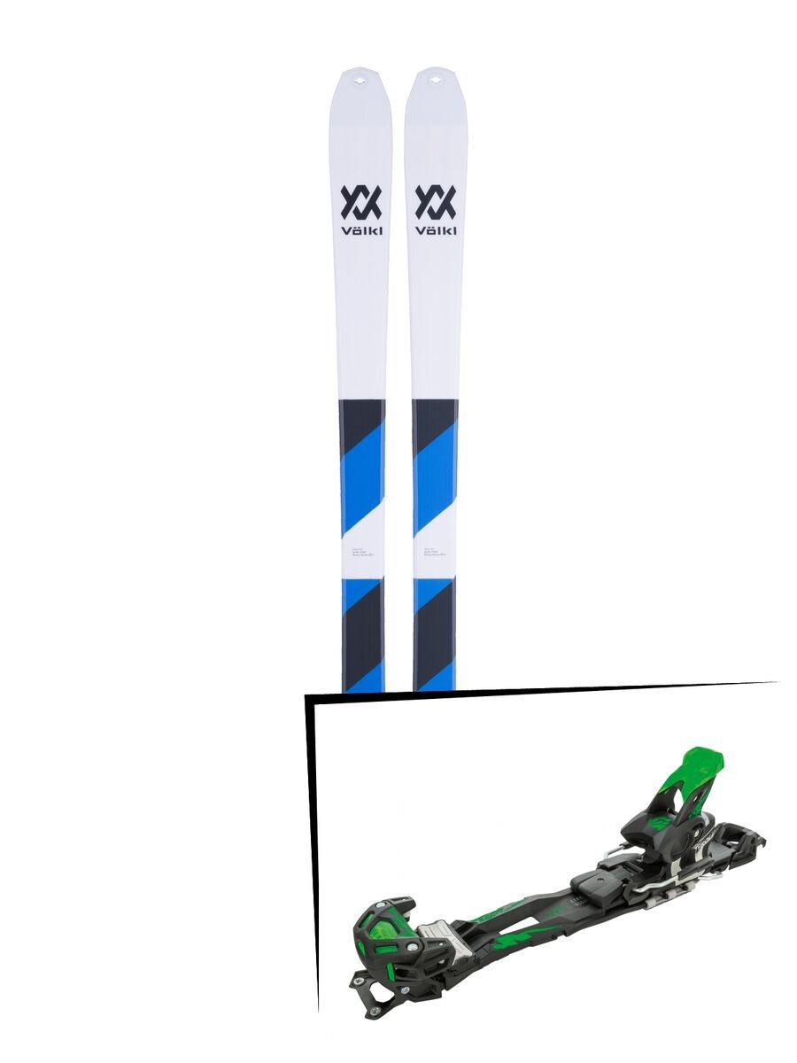Set: Völkl VTA 80 2019 + Tyrolia Adrenalin 16 solid black flash green - Bild 1