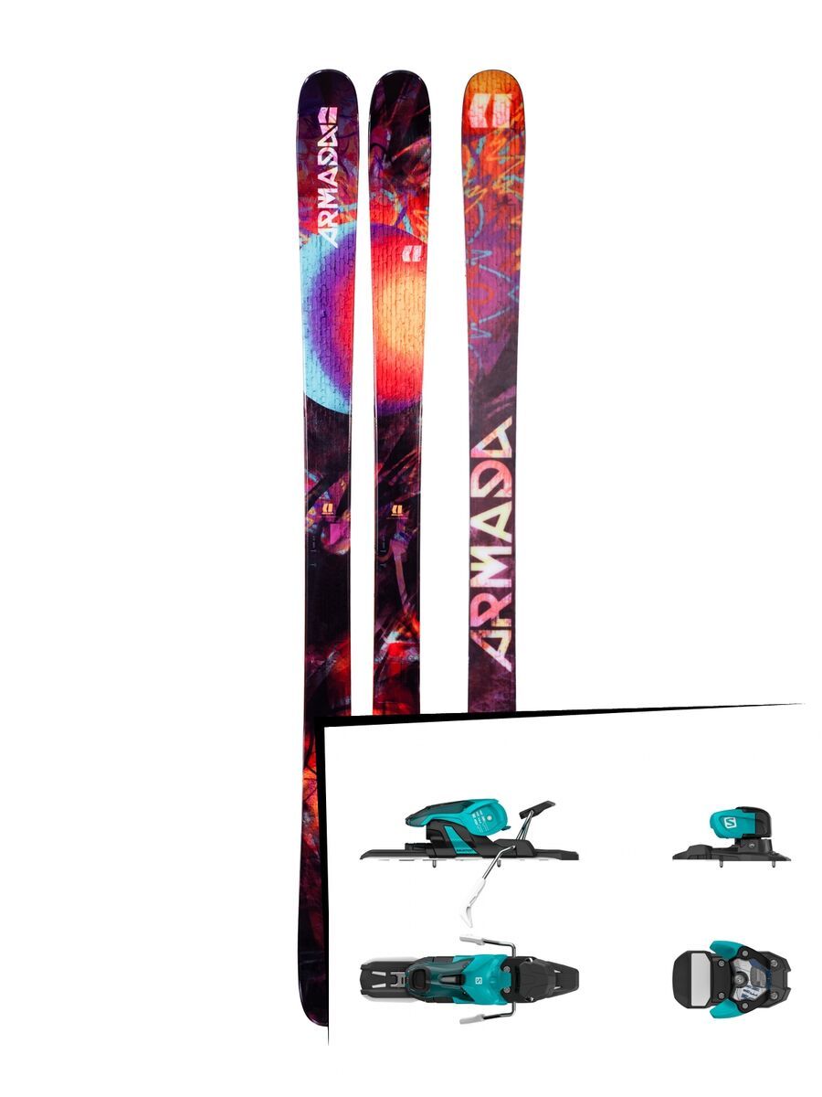 Set: Armada Arv 86 2018 + Salomon Warden 11 turquoise/black - Bild 1