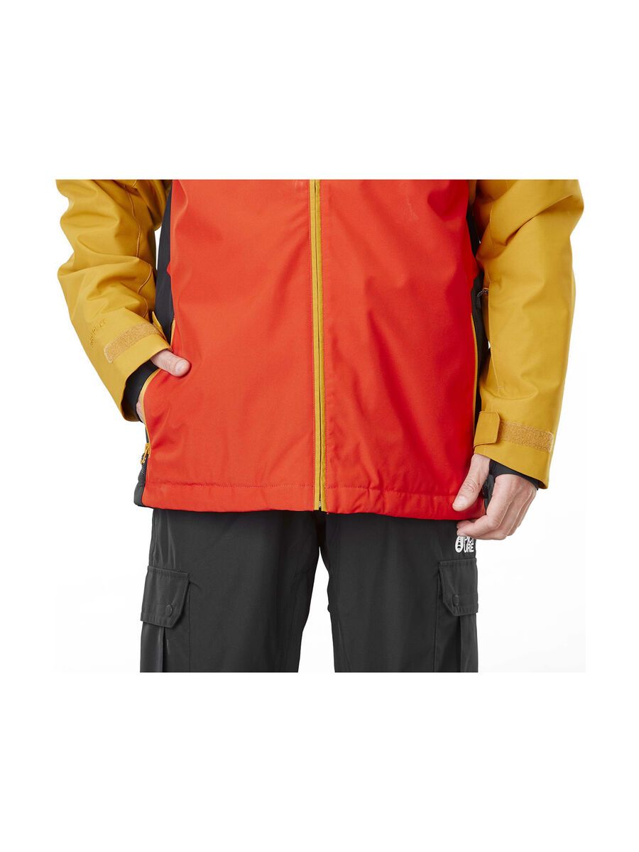 Picture Styler Jacket, black/pumpkin red - Bild 6